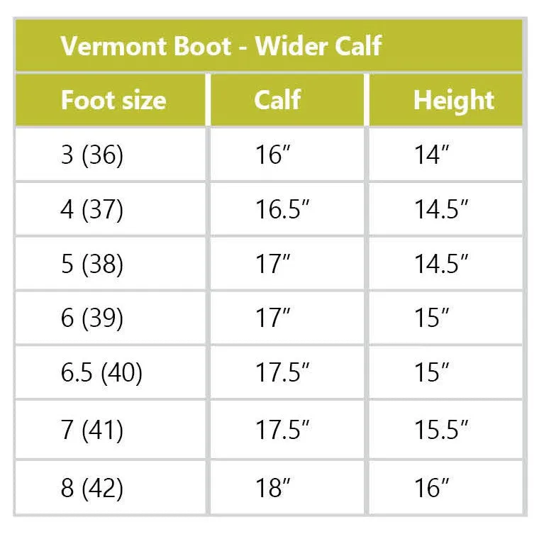 Rhinegold Elite Vermont Boots Wide Leg
